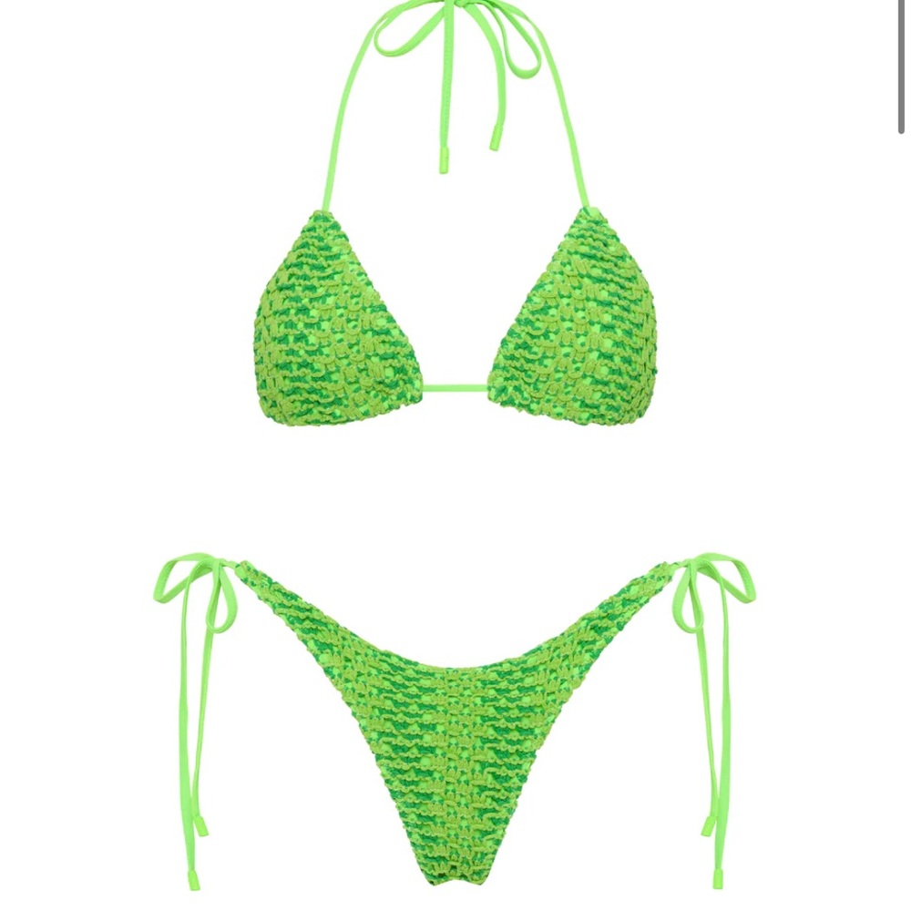 Triangl Swimwear Neon Green Bikini